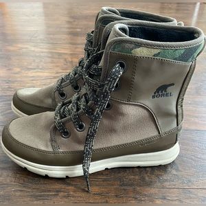 Women’s Sorel Explorer 1964 Canvas Sage Camo Boot